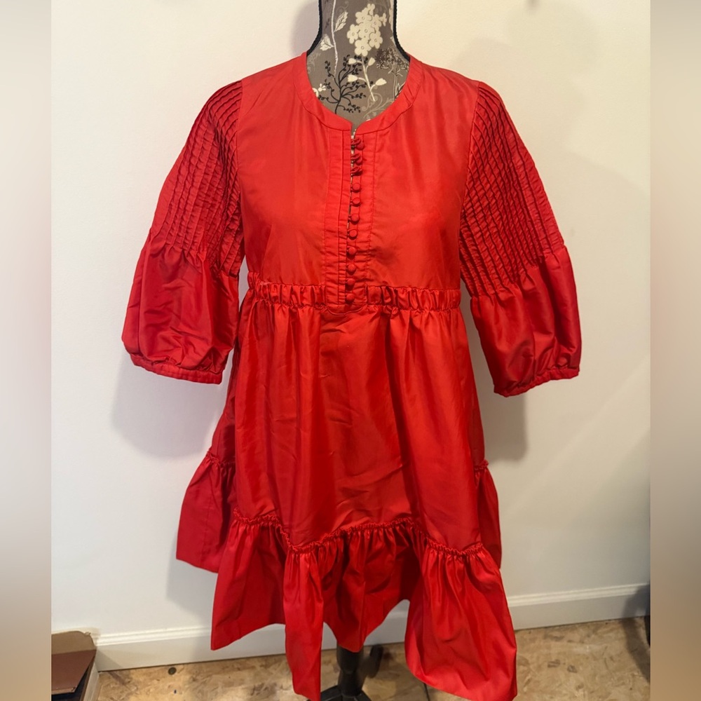 H & M red dress size 6